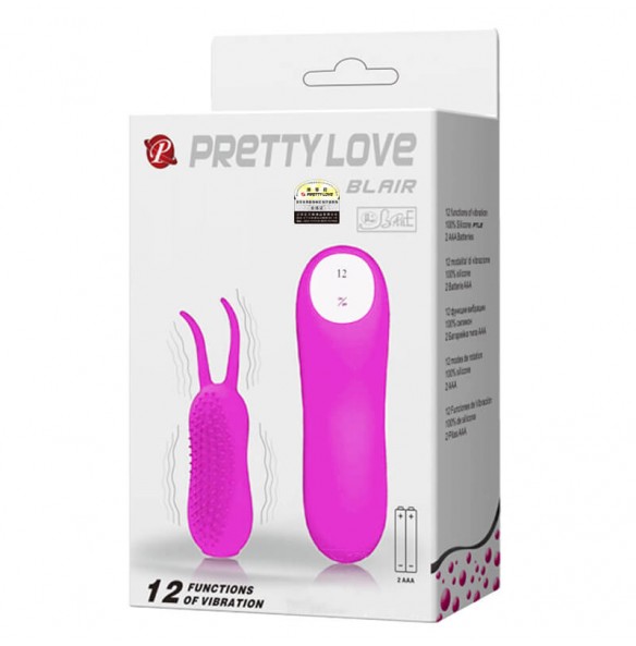 PRETTY LOVE - Bunny Clitoral Vibrating Egg (Battery - Purple) PRETTY LOVE - Bunny Clitoral Vibrating Egg (Battery - Purple)